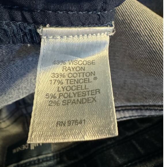 J.Jill Denim 5-Pocket Leggings Women's 8P Low Rise Blue Jeans Skinny Stretch - Picture 5 of 5